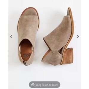 Sofft Women's Elegant Gray Suede Booties